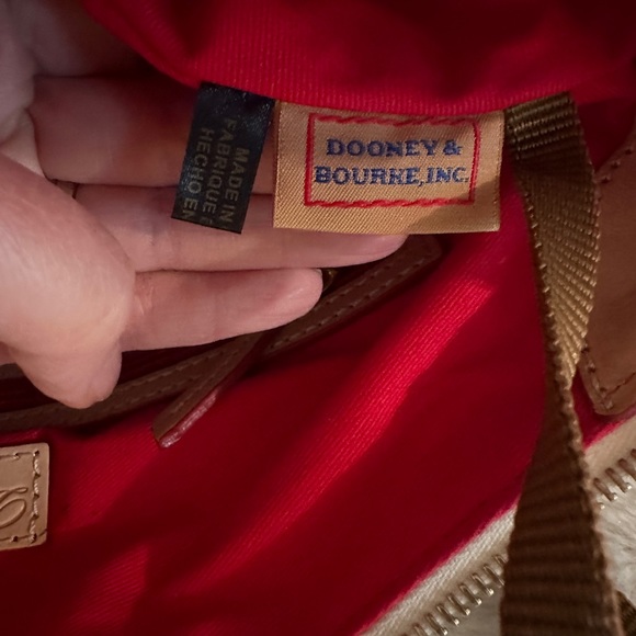 Rare Dooney & Bourke Gingham Audrey Satchel. EUC - Picture 7 of 10